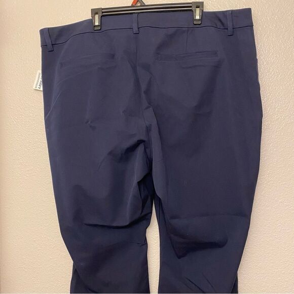 Old Navy High Waisted Pixie Flare navy blue Plus Size pants slacks trousers 24 - Picture 6 of 13
